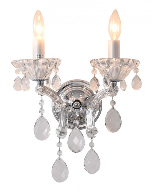 Bethel International 2 Light Wall Sconce Model: 4307WB-C