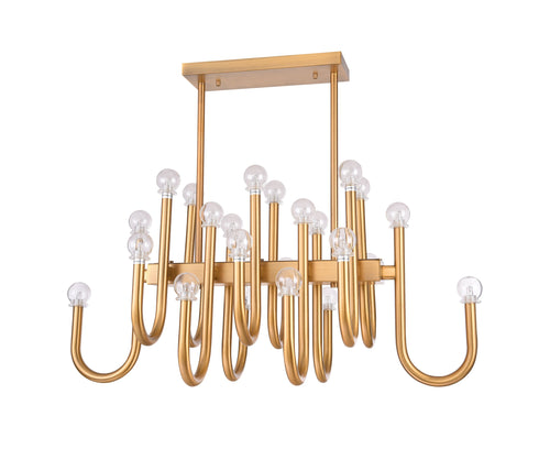 Bethel International 24 Light Ceiling Fixture Model: DU144C33G
