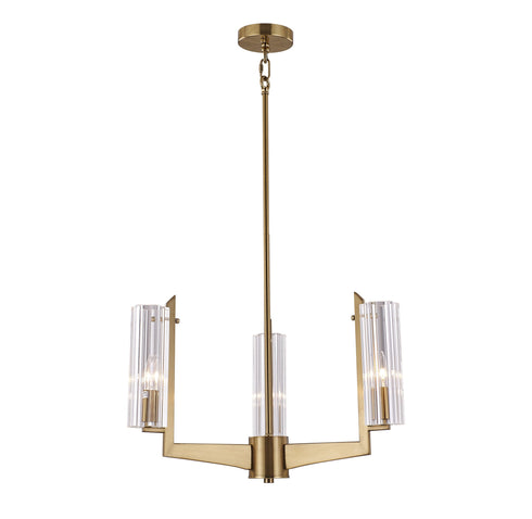 Bethel International 3 Light Ceiling Fixture Model: ZP183C23BR