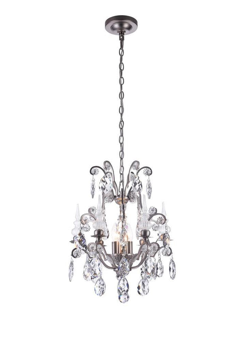 Bethel International 3 Light Chandelier Model: BET72PEW
