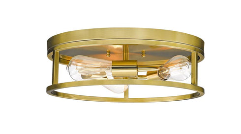 Bethel International 3 Light Flush Mount Model: YS2180C16GD