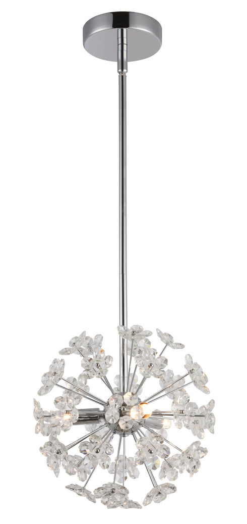 Bethel International 3 Light Single Pendant Lighting Model: ZP190P7CH