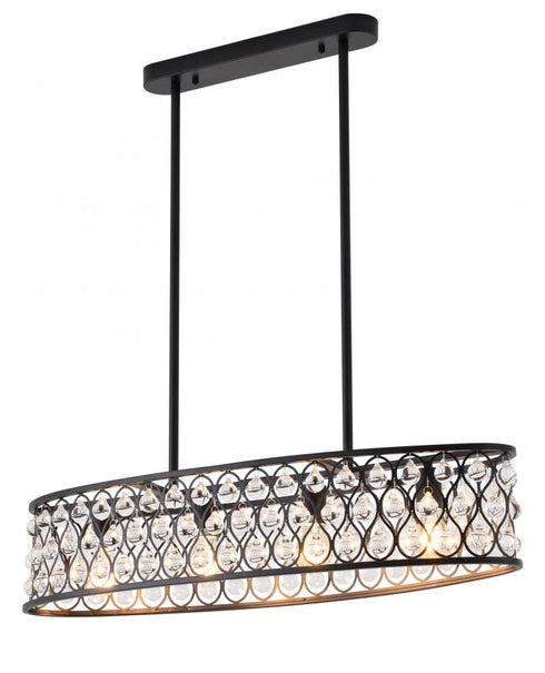 Bethel International 4 Light Chandelier Model: DU163C35B
