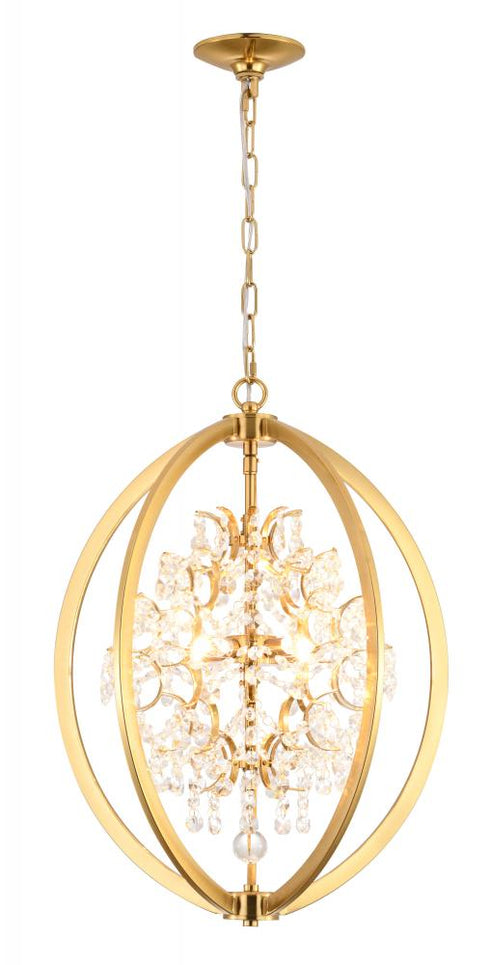 Bethel International 4 Light Chandelier Model: LA10C18AB