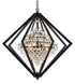 Bethel International 4 Light Chandelier Model: LA15C28BLK