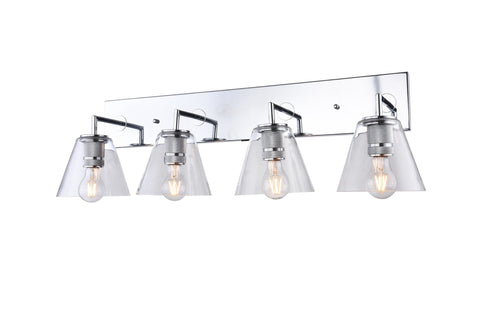 Bethel International 4 Light Wall Sconce Model: DU151W32CH