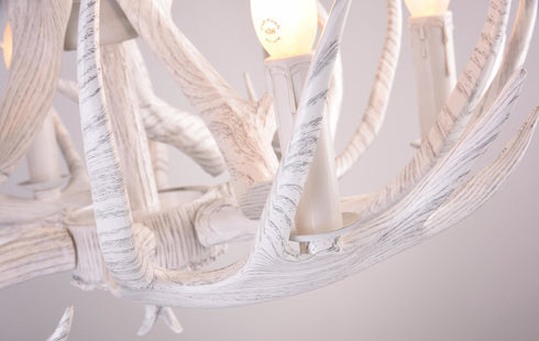 Bethel International 6 Light Antler Lighting Model: YA29C27W