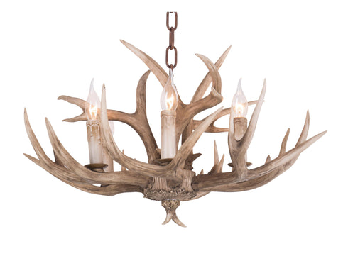 Bethel International 6 Light Antler Pendant Model: YA04