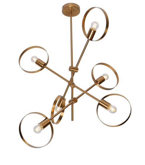Bethel International 6 Light Ceiling Fixture Model: TR70C24BR