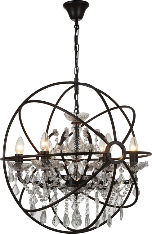 Bethel International 6 Light Chandelier Model: 9849/6P