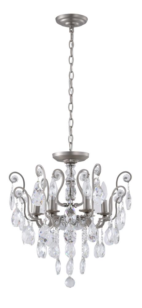 Bethel International 6 Light Chandelier Model: BET61PEW