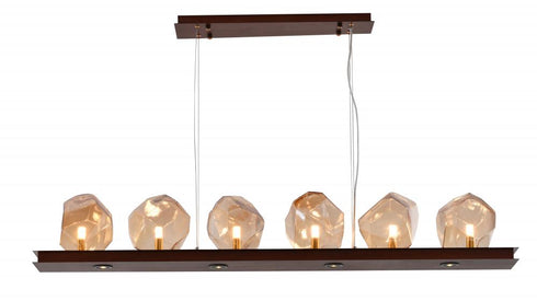 Bethel International 6 Light Chandelier Model: DLS89C51B