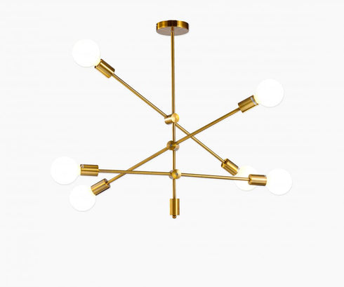 Bethel International 6 Light Chandelier Model: GL326C26G