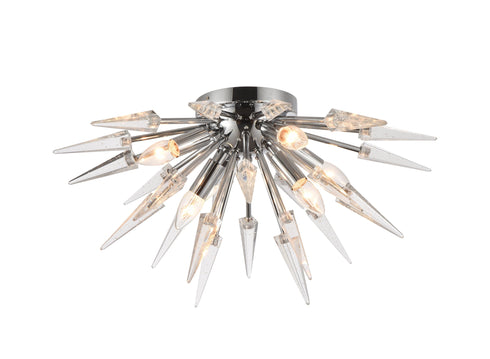 Bethel International 6 Light Flush Mount Model: DP01