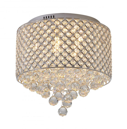Bethel International 7 Light Flush Mount Model: LD03CRS-FM