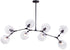 Bethel International 8 Light Ceiling Fixture Model: MA11XBLK