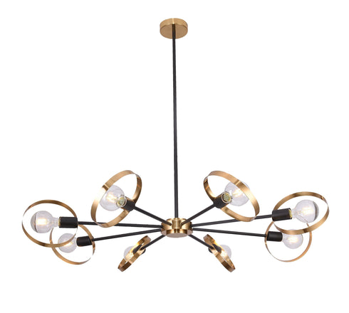 Bethel International 8 Light Ceiling Fixture Model: TR74C43BR