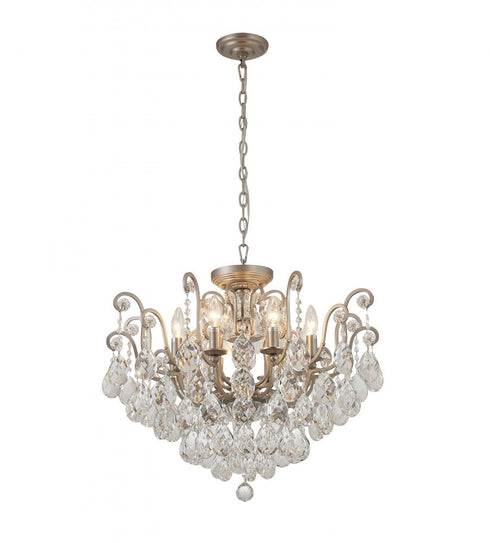 Bethel International 8 Light Chandelier Model: BET62PEW-PEN