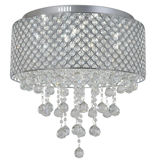 Bethel International 9 Light Flush Mount Model: LD03CRL-FM