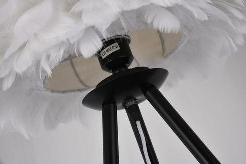Bethel International Floor Lamp Model Number: DLS23F17BW