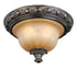 BG-CCU130PZ Vaxcel Bellagio 13" Flush Mount Parisian Bronze