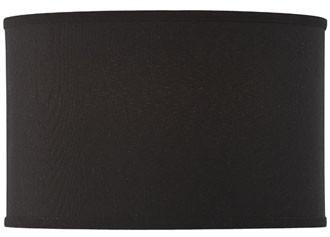 Black Textured Fabric Shade Wall Light