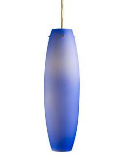 Blown Glass Blue Shade Mini Pendant