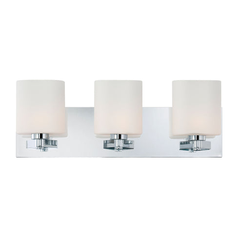 BV5503-10-15 Alico Embro 3 Lite Opal Glass Pol. Chrome