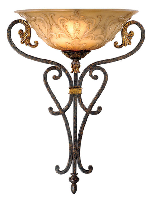CA-WSU180WA Vaxcel Caesar 1L Wall Sconce Walnut Patina