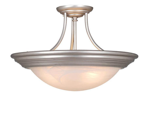 CC32714BN Vaxcel Tertial 14" Semi-Flush Mount Brushed Nickel