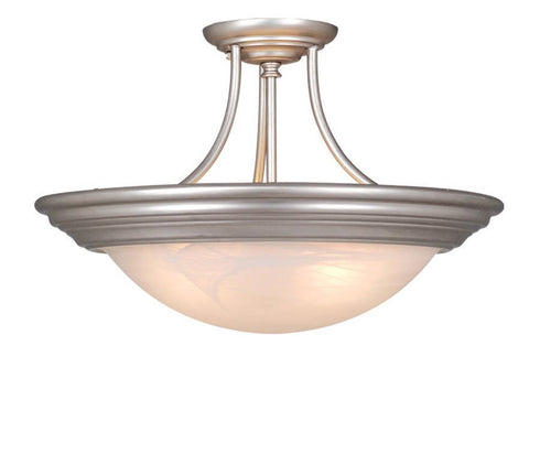 CC32720BN Vaxcel Tertial 20" Semi-Flush Mount (Dual Mount) Brushed Nickel