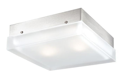 CC56709SN Vaxcel Loft 9" Flush Mount Satin Nickel