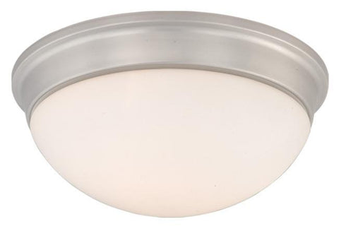 CC65014BN Vaxcel Oxford 14" Flush Mount Brushed Nickel