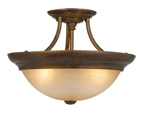 CF38215RBZ Vaxcel Semi-Flush Mount 15" (Dual Mount) Royal Bronze