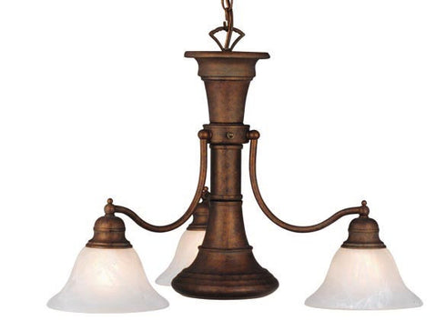 CH30304WP Vaxcel Standford 4L Chandelier Weathered Patina