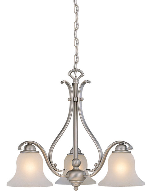 CH35403BN Vaxcel Monrovia 3L Chandelier Brushed Nickel