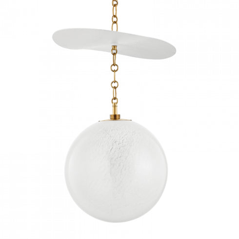 Corbett 1 Light Pendant Model: 419-25-VB/GSW