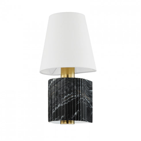 Corbett 1 Light Sconce Model: 426-16-VB/BM