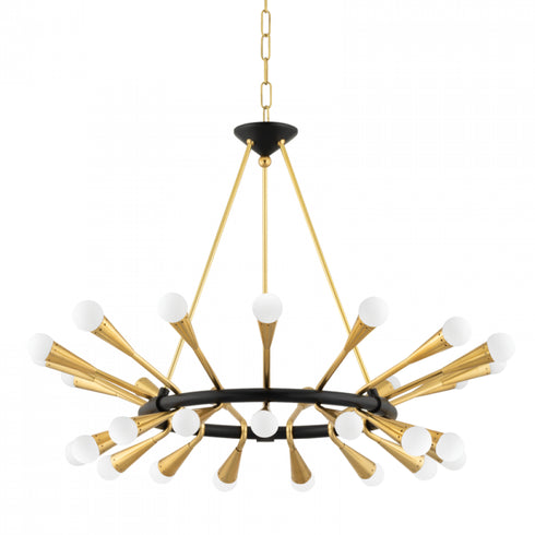 Corbett Aries 30 Light Chandelier Model: 401-30-VPB/BBR
