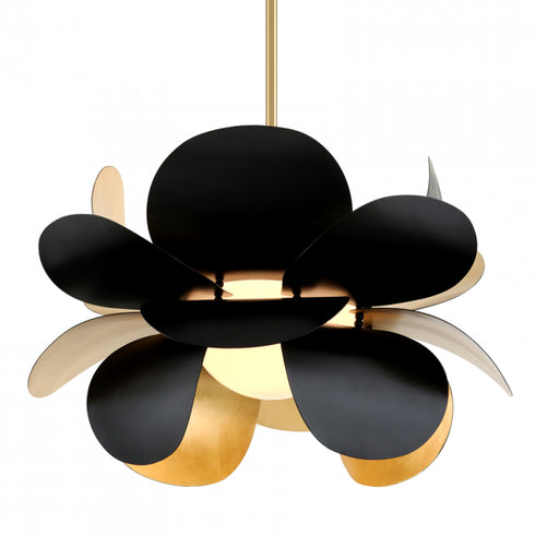 Corbett Ginger 1 Light Pendant Model: 308-43-GL/SBK