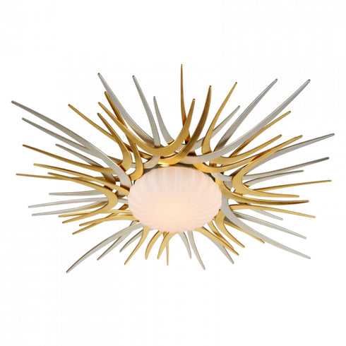 Corbett Helios 1 Light Flush Model: 224-33-GL/SL