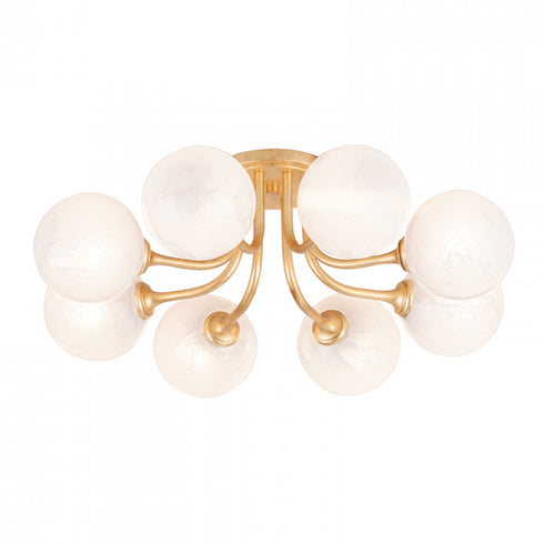 Corbett Onyx 8 Light Semi Flush Model: 332-08-VGL