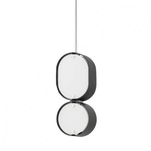 Corbett Opal 2 Light Pendant Model: 393-02-SBK/SS