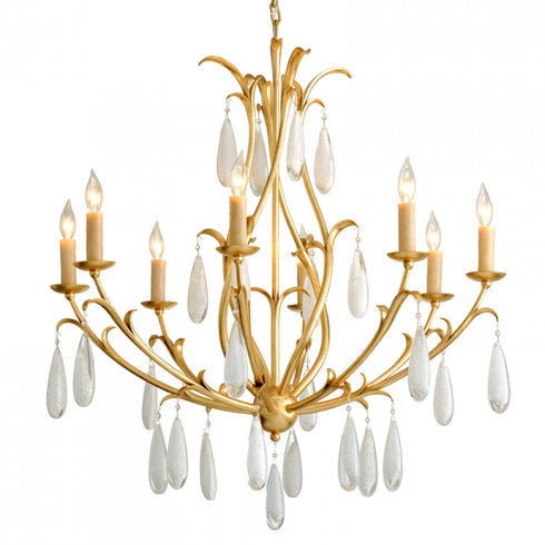 Corbett Prosecco 8 Light Chandelier Model: 293-08-GL