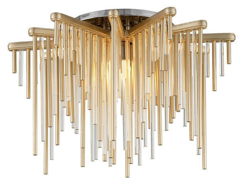 Corbett Theory 1 Light Ceiling Semi Flush Model: 238-31