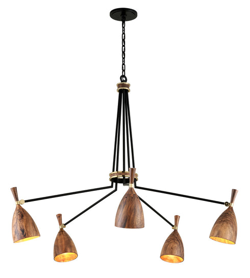 Corbett Utopia 5 Light Chandelier Model: 280-05