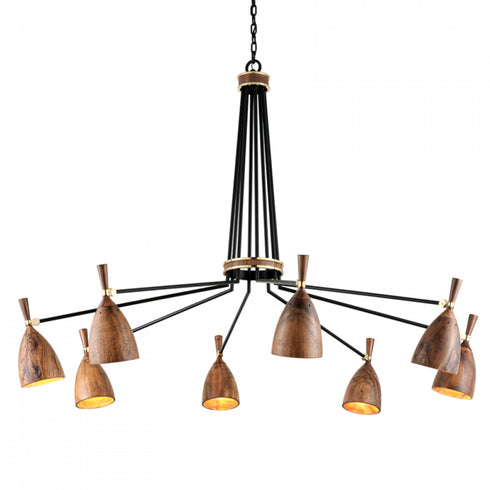 Corbett Utopia 8 Light Chandelier Model: 280-08-SBK