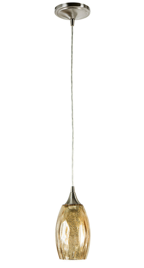 Craftmade 1 Light Mini Pendant In Brushed Polished Model: KPM885HM-PNK