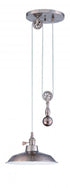 Craftmade 1 Light Pulley Pendant With Metal Shade Model: P400-ABZ