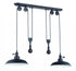 Craftmade 2 Light Pulley Pendant With Metal Shade Model: P402-ABZ